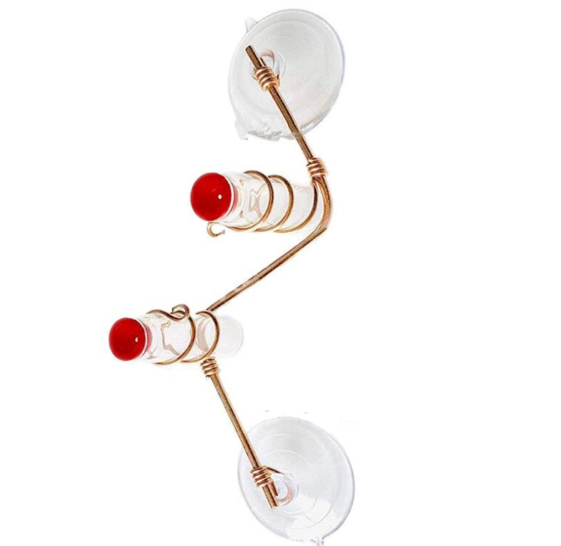 Garden bird feeder supplies, hummingbird feeder and waterer with suction cup.