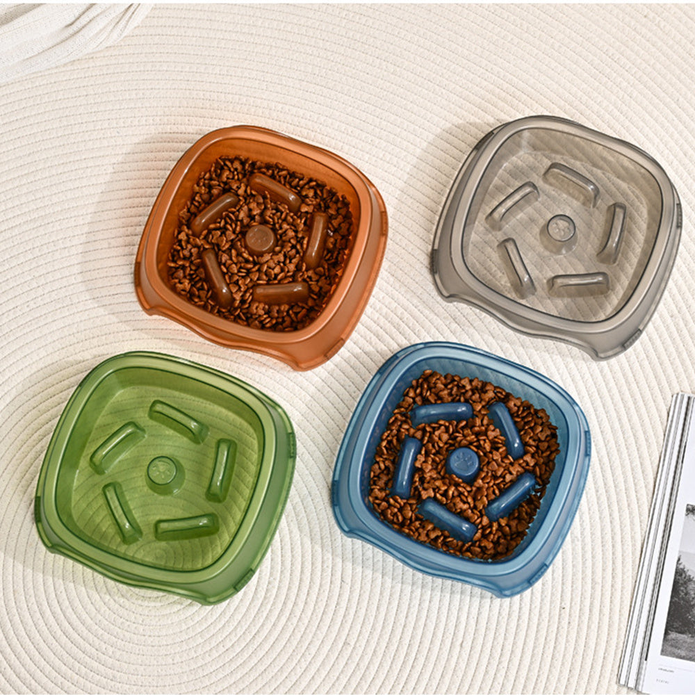 Plastic feeder for small dogs