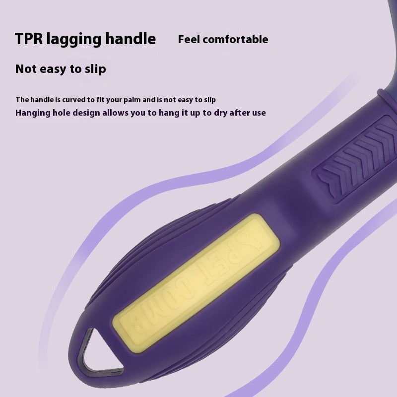 Multifunctional comb for untangling knots in dogs and cats