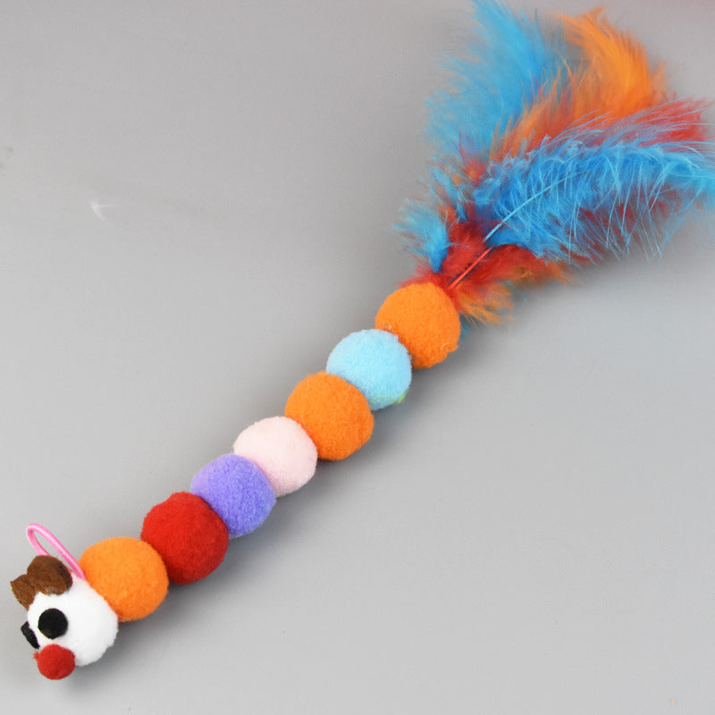 Feather Bell Replacement Head Steel Wire Cat Teaser Accessories Replacement