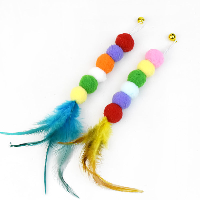 Feather Bell Replacement Head Steel Wire Cat Teaser Accessories Replacement