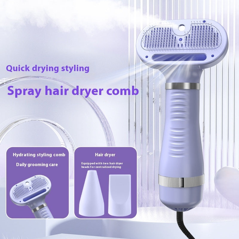 Pet Air Dryer Hair Blowing Artifact Hot Spray Integrated